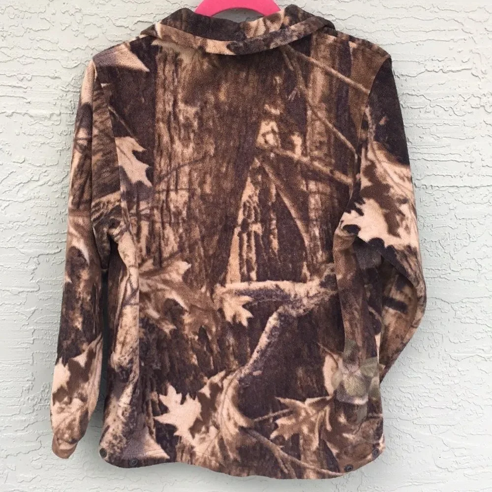 Columbia Camo Zip Up Sz 14/16 Youth Jacket